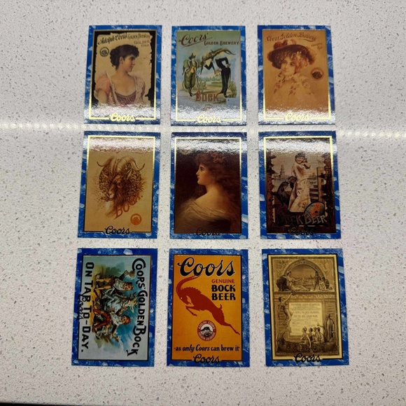 COORS BEER BREWING COMPANY (1995) COMPLETE 100 TRADING CARD SET - Picture 3 of 3